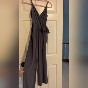Gray Formal Jumpsuit